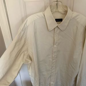 Gucci L/S Dress Shirt - cream/off white/egg shell